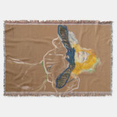 トゥールーズ・ロートレック – Yvette Guilbert Singing スローブランケット (正面)