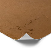 トゥールーズ・ロートレック – Yvette Guilbert Singing ポスター (角)