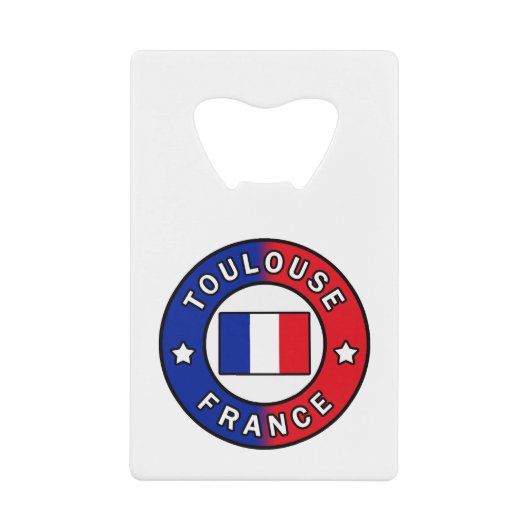 トゥールーフランス クレジットカード栓抜き (正面)
