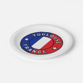 トゥールーフランス ペーパープレート (アングル)