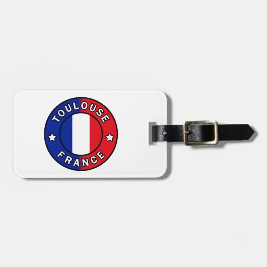 トゥールーフランス ラゲッジタグ (正面横)