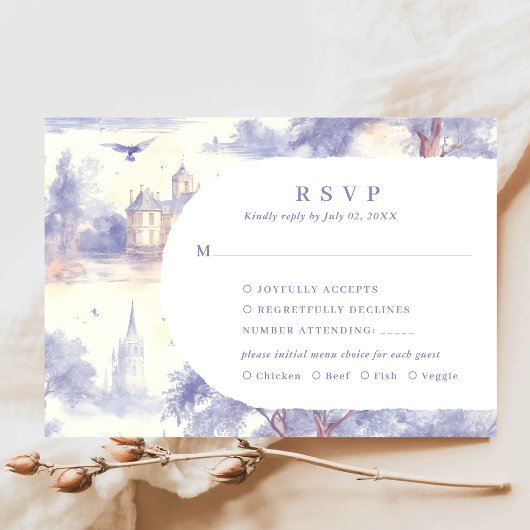 トゥール・ド・ジュイ RSVP 返信カード