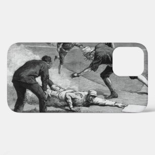 トゥール・ド・トゥールストルップによる1885年のヴィンテージ・ベースボール iPhone 12ケース