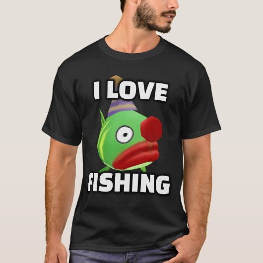 トゥーンタウン クラウンフィッシュ 釣り好きTシャツ Tシャツ (正面)