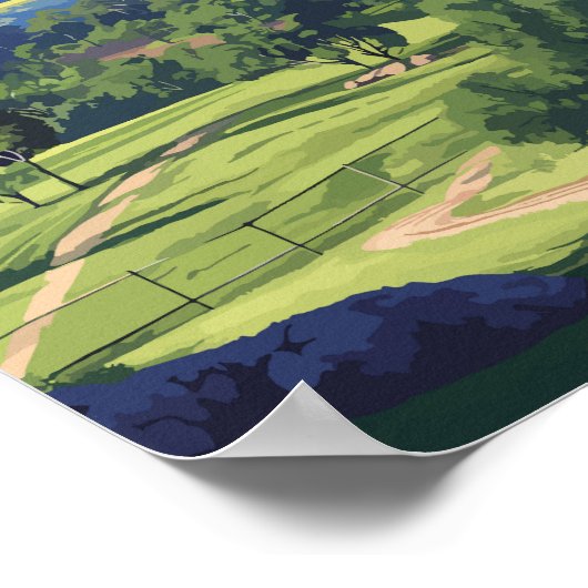 トゥーンバオーストラリア旅行芸術ヴィンテージ ポスター (角)