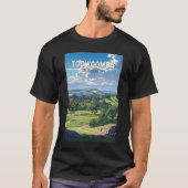 トゥーンバオーストラリア旅行芸術ヴィンテージ Tシャツ (正面)