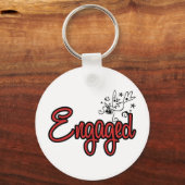 トゥーン鳩エンゲージド赤 キーホルダー (正面)