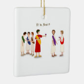 「トゥ·ブルートとか?」 ジュリアス·シーザーがパーティー セラミックオーナメント (右)