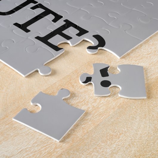 トゥ、ブルート?シェークスピア・ユリウス・シーザー引用文V ジグソーパズル (側面)