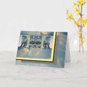 『トゥ・ムーンズ』 カード (黄色い花)