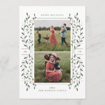 トウィッグ&ベリー2フォトホリデーカード