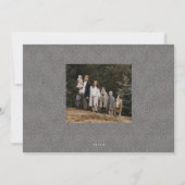 トウィードクラシックフレーム白黒クリスマスフォト シーズンカード (裏面)