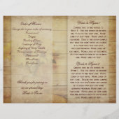 トウィーンメイソン包まれたジャルサンフラワー結婚式 プログラム (裏面)