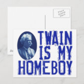 トウェインは私の家の子だ ポストカード (正面/裏面)