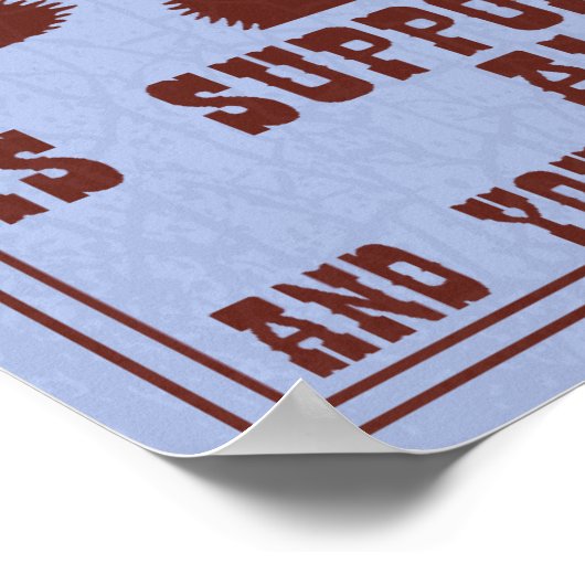 トウェイン愛国主義 ポスター (角)