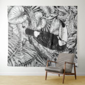 トウカの熱帯庭園 タペストリー (インサイチュ(横))