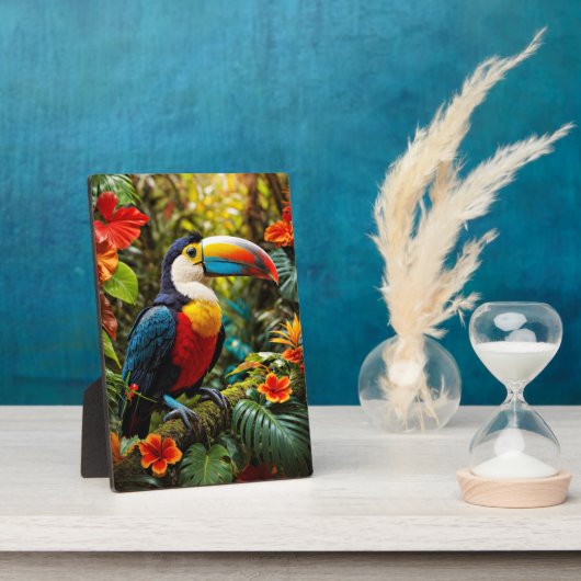 トウカカラフルウ鳥 フォトプラーク (側面)