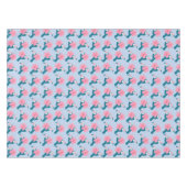 トウカンとハイビスカス テーブルクロス (正面(横))