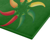 トウガラシの唐辛子の円のメキシコ人の食糧 カッティングボード (角)