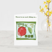 トウガラシ種子 カード (黄色い花)