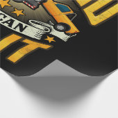 トウトラックドライバー私は愚かな修正できないが、それを牽引することができる ラッピングペーパー (角)