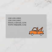 トウトラック牽引道路 名刺 (裏面)