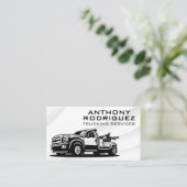 トウトラック車両 |工業用 名刺 (スタンド正面)