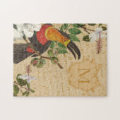 トウパーソナライズされたカンモノグラム ジグソーパズル (横)