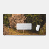 トウヒの古い誇りを持った木 デスクマット (キーボード&マウス)