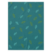 トウヒの小枝 – 緑の森の香り テーブルクロス (正面)