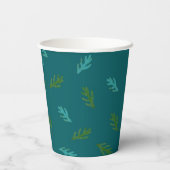 トウヒの小枝 – 緑の森の香り 紙コップ (裏面)