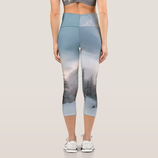 トウヒの木の後ろの太陽 カプリレギンス (裏面)