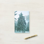 トウヒの木（氷） ポストイット (デスク上)