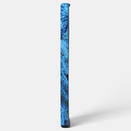 トウヒの枝は雪と霜で覆われた SAMSUNG GALAXYケース (左側面)