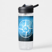 トウヒの森のコンパス星印モノグラム霧 ウォーターボトル (左面)