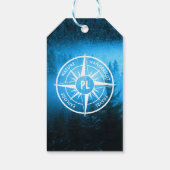 トウヒの森のコンパス星印モノグラム霧 ギフトタグ (裏面)