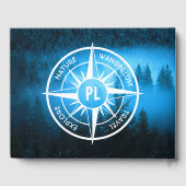 トウヒの森のコンパス星印モノグラム霧 ゲストブック (裏面)