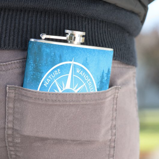 トウヒの森のコンパス星印モノグラム霧 フラスク (インサイチュ)