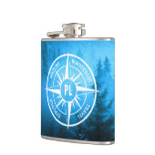 トウヒの森のコンパス星印モノグラム霧 フラスク (左)