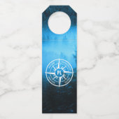 トウヒの森のコンパス星印モノグラム霧 ボトルネックタグ (正面)