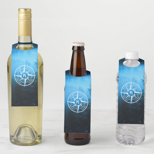 トウヒの森のコンパス星印モノグラム霧 ボトルネックタグ (インサイチュ)