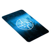 トウヒの森のコンパス星印モノグラム霧 マグネット (右側)