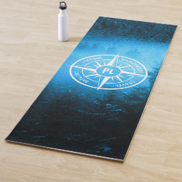 トウヒの森のコンパス星印モノグラム霧 ヨガマット