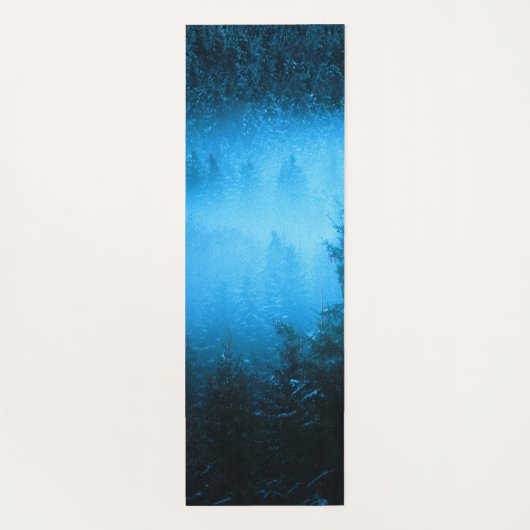 トウヒの森のコンパス星印モノグラム霧 ヨガマット (裏面)