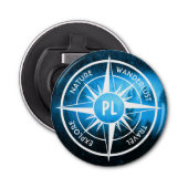 トウヒの森のコンパス星印モノグラム霧 栓抜き (正面)