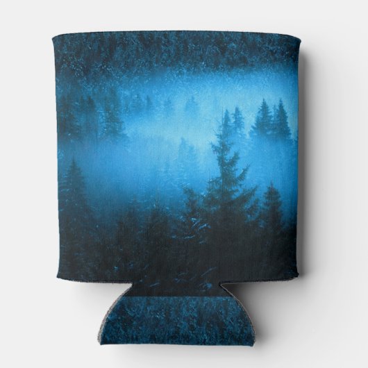 トウヒの森のコンパス星印モノグラム霧 缶クーラー (裏面)