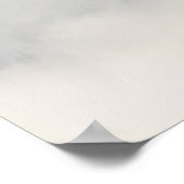 トウヒの森の山々の上の雲の切れ間 ポスター (角)