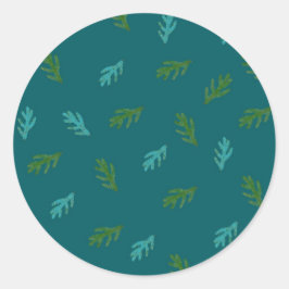 トウヒ小枝 – 森の香り ラウンドシール