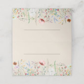 トウペワイルドフラワーメドウ結婚ズ プレイスカード (外部開封)