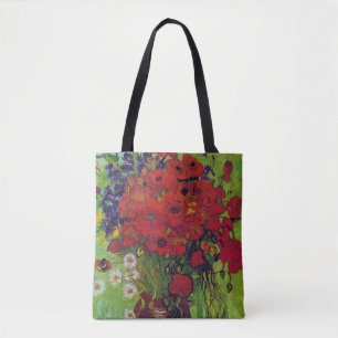 トウモロコシとケシの花瓶,ヴァンゴッホ トートバッグ